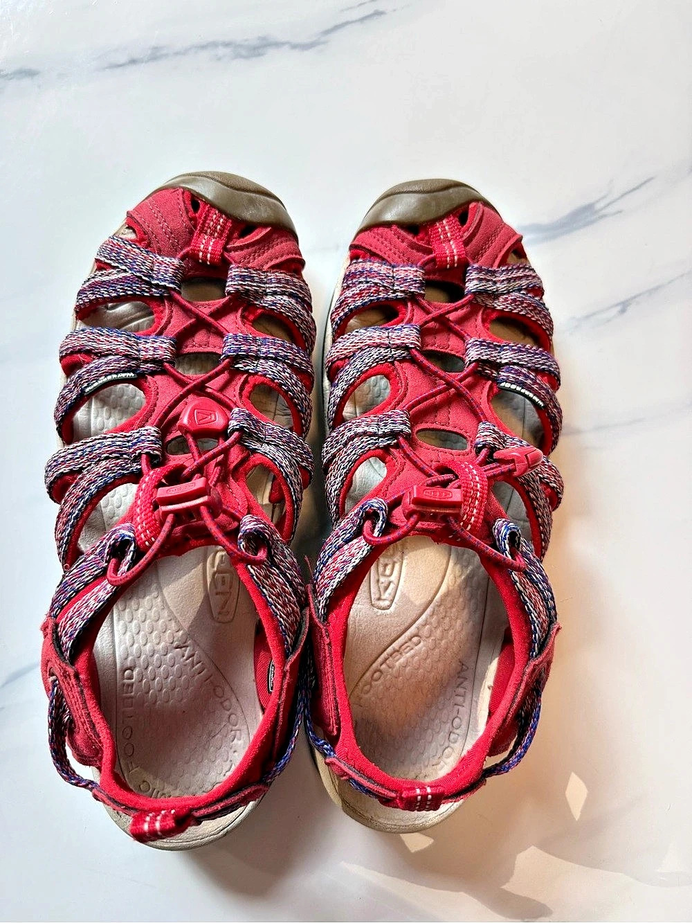 KEEN Whisper Sandals Whisper Women's Red & Brown Sport Sandals